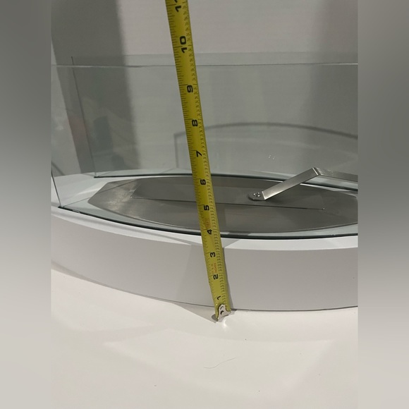 Sharper image Tabletop fireplace. White - Picture 4 of 7